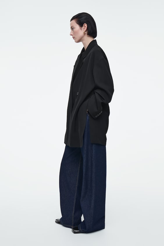 HM DOPPELREIHIGER DRAPIERTER OVERSIZED-BLAZER