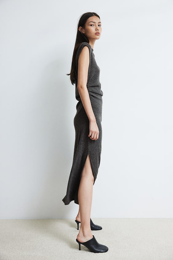 HM Drapiertes Bodycon-Kleid