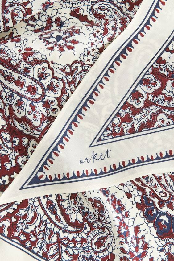 HM Dreieckstuch Aus Seide