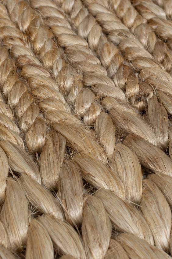HM Drew Braid Jute Border Teppich