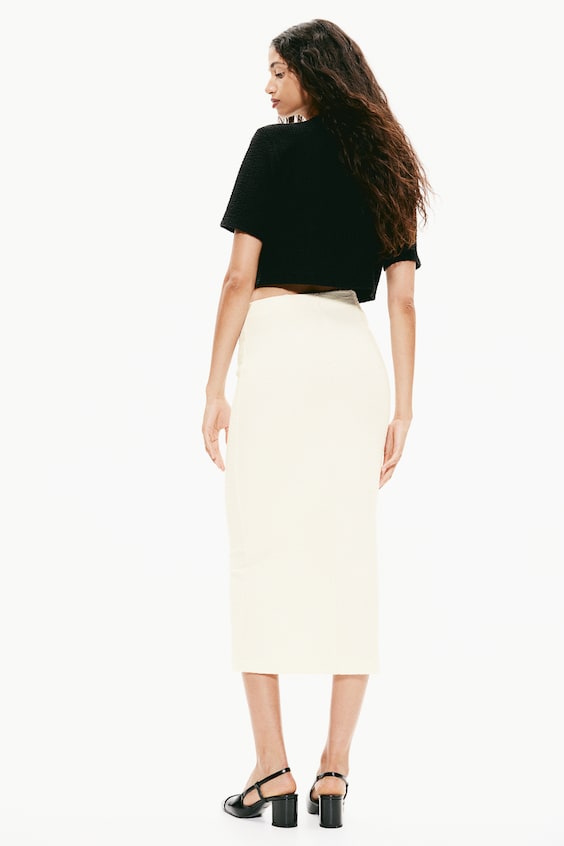 HM Durchgeknöpfter Bleistiftrock