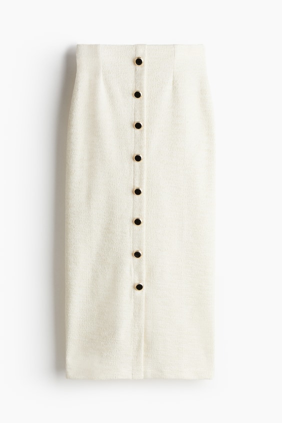 HM Durchgeknöpfter Bleistiftrock