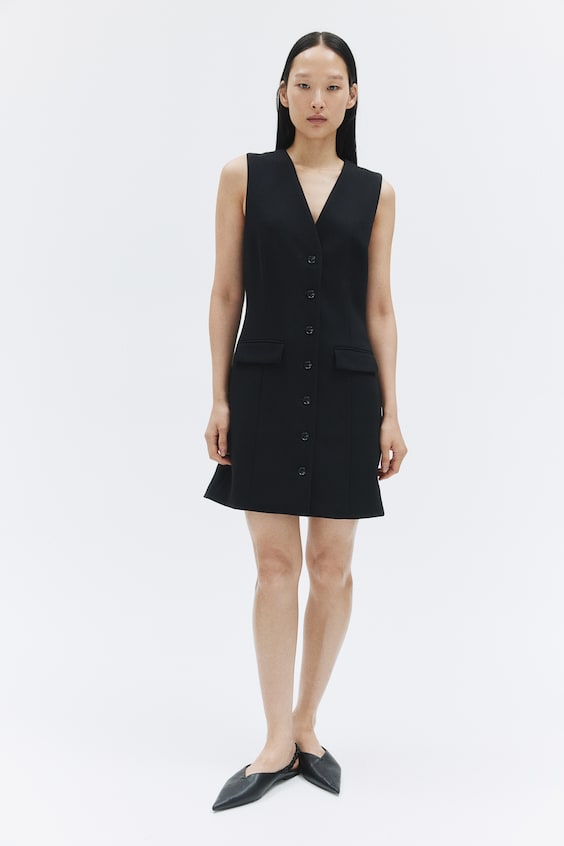 HM Durchgeknöpftes Kleid