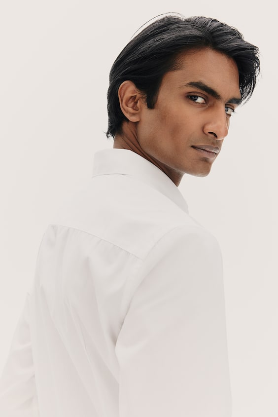 HM Easy-Iron-Hemd In Slim Fit