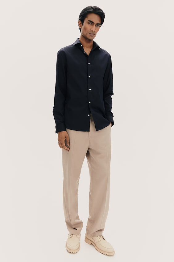 HM Easy-Iron-Hemd in Slim Fit