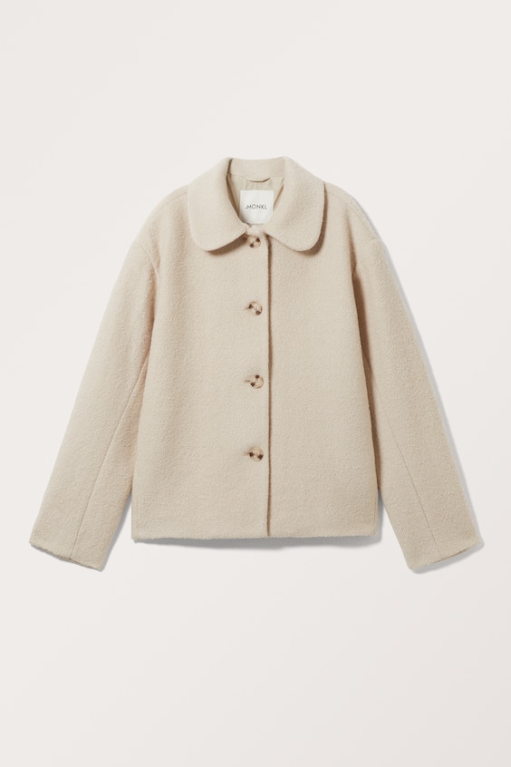 HM Einreihige Jacke Aus Wollmischung