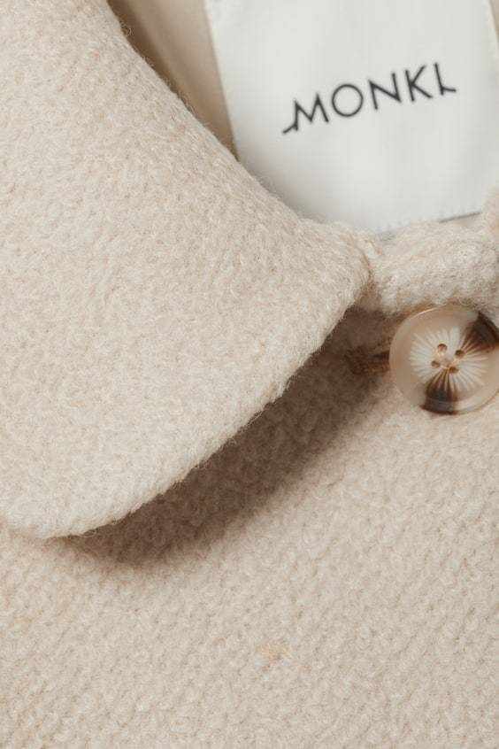 HM Einreihige Jacke Aus Wollmischung