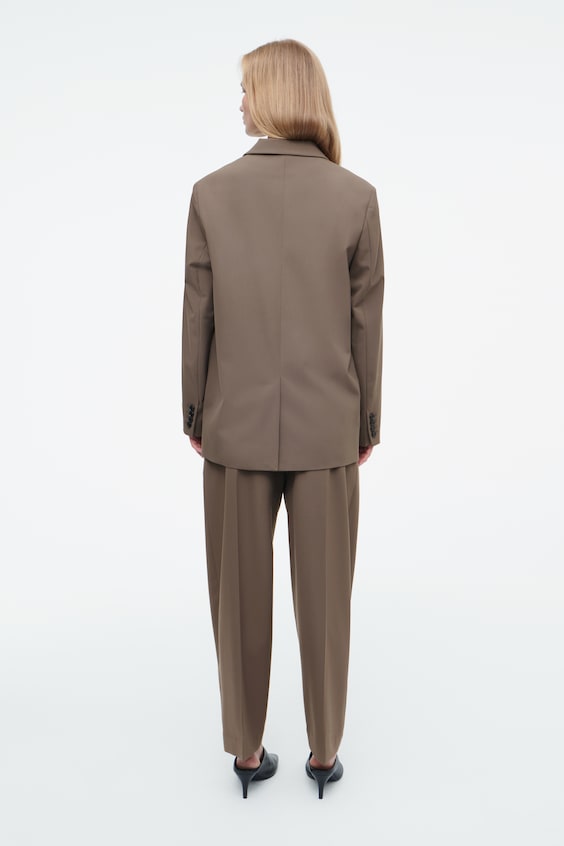 HM EINREIHIGER BLAZER AUS WOLL-MIX