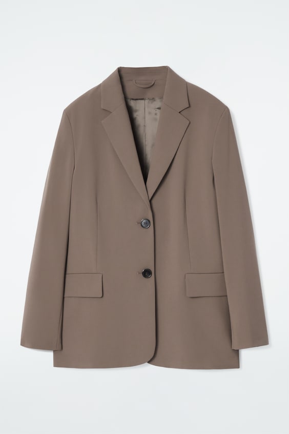 HM EINREIHIGER BLAZER AUS WOLL-MIX