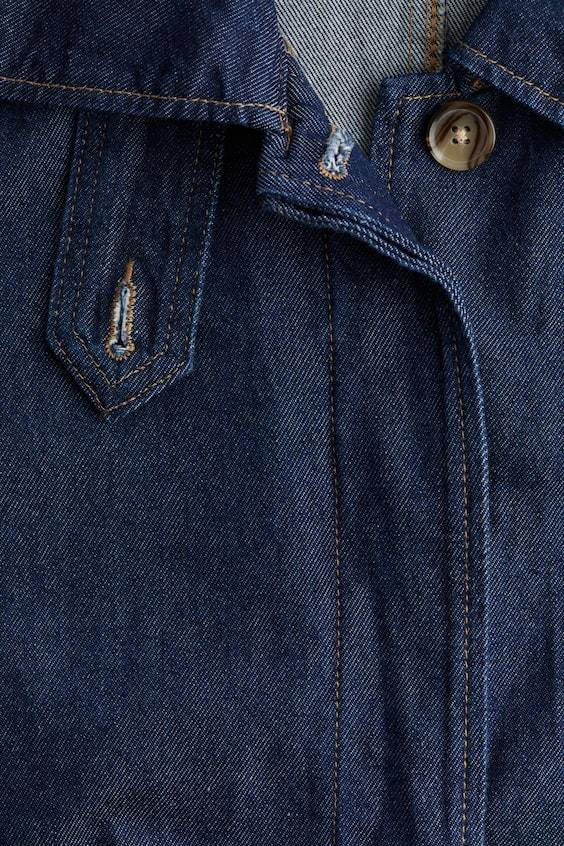 HM Einreihiger Trenchcoat Aus Twill