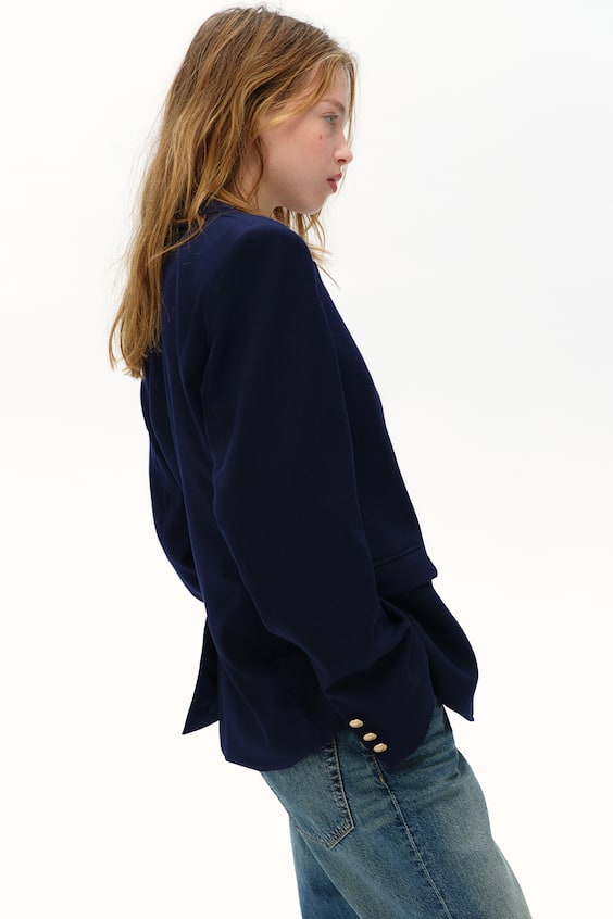 HM Einreihiger Twillblazer