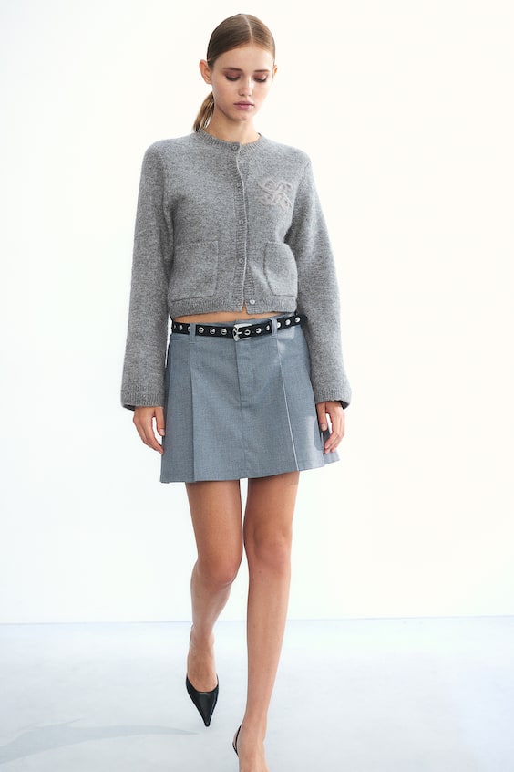 HM Embroidered-motif Cardigan