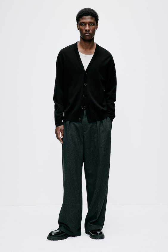 HM Feinstrick-Cardigan In Regular Fit