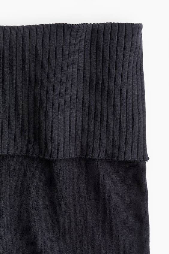 HM Feinstrick-Hose Mit Ausgestelltem Bein