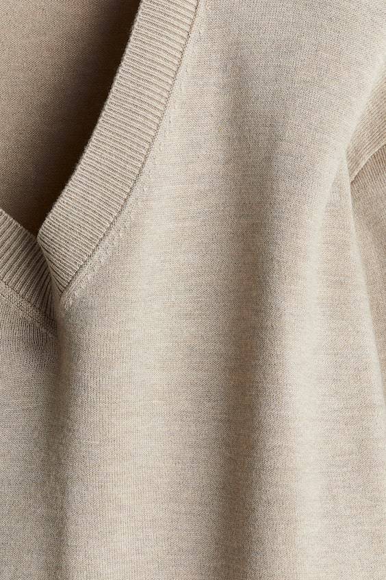 HM Feinstrick-Pullover Mit V-Ausschnitt