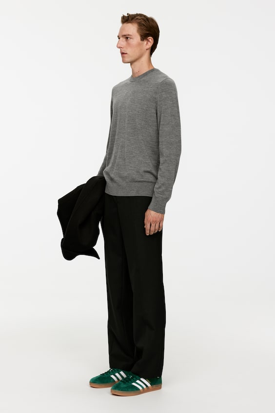 HM Feinstrickpullover Aus Merinowolle