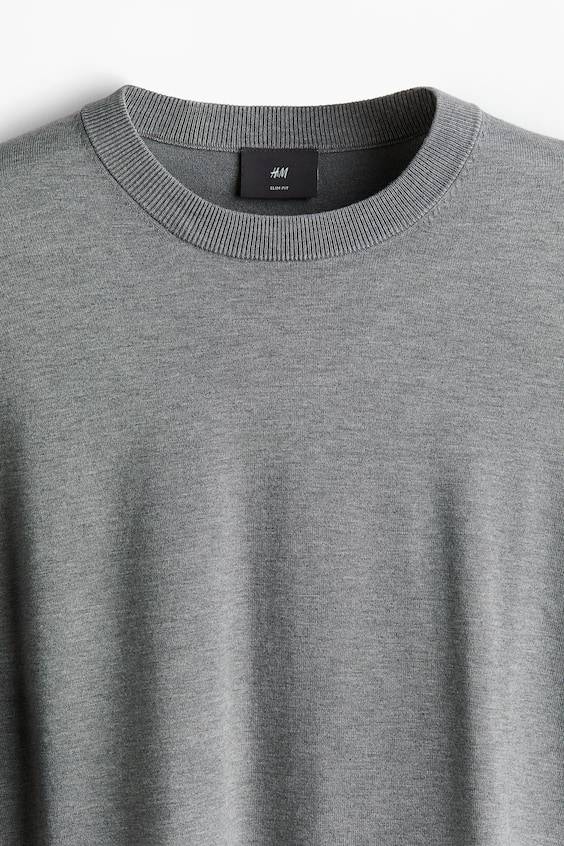 HM Feinstrickpullover Slim Fit