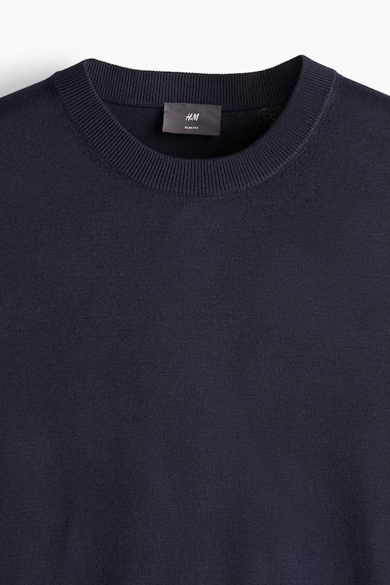 HM Feinstrickpullover Slim Fit