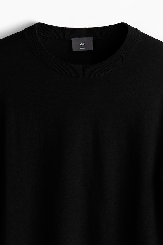 HM Feinstrickpullover Slim Fit