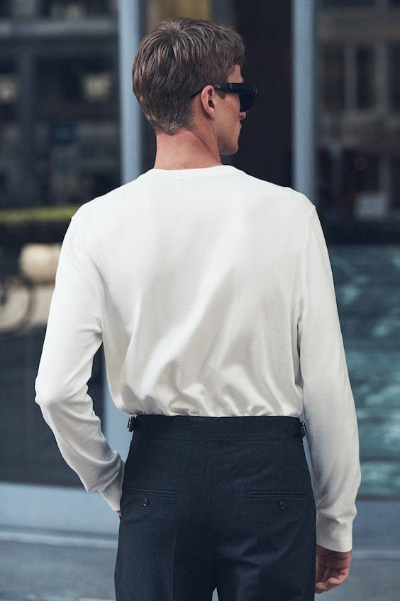 HM Feinstrickpullover Slim Fit