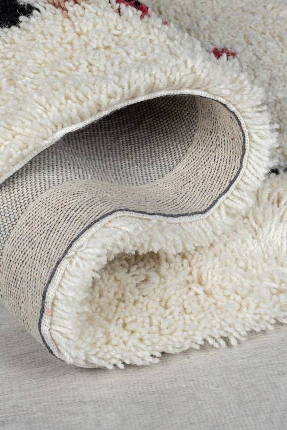 HM Fes Zotteliger Berberteppich Aus Wolle