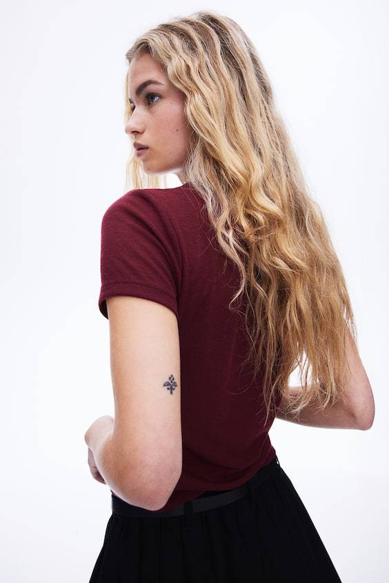 HM Figurbetontes T-Shirt