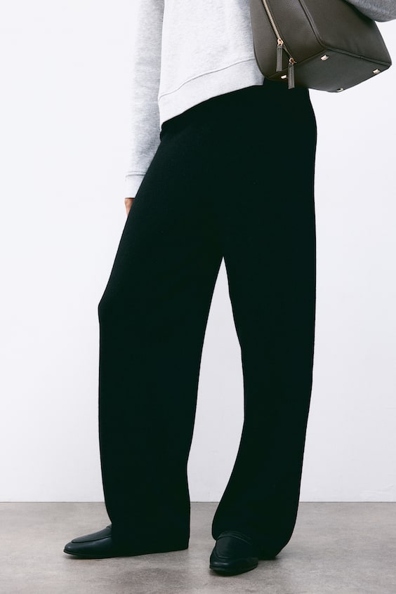 HM Fine-knit Cashmere Trousers