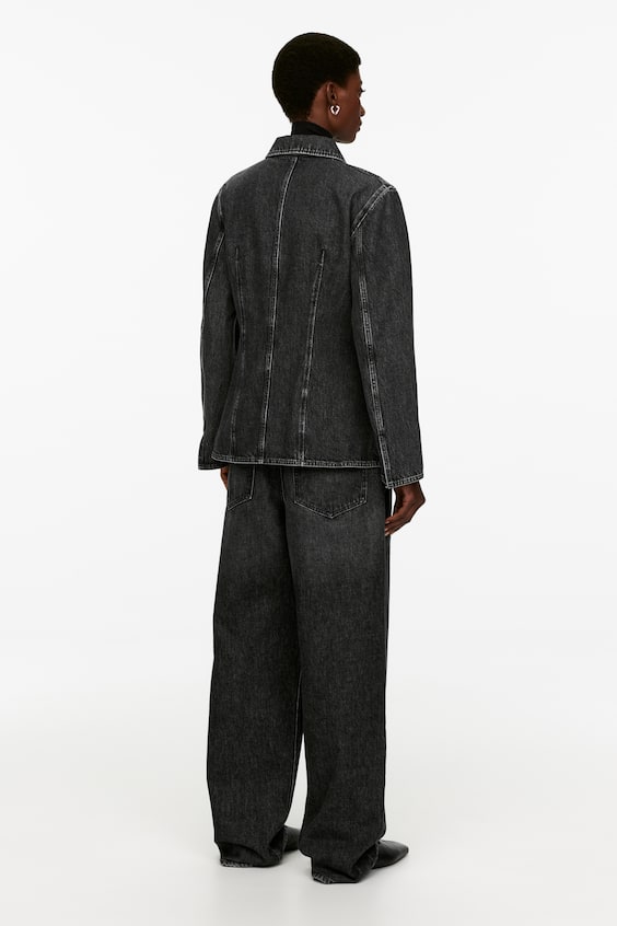 HM Fitted Denim Shirt