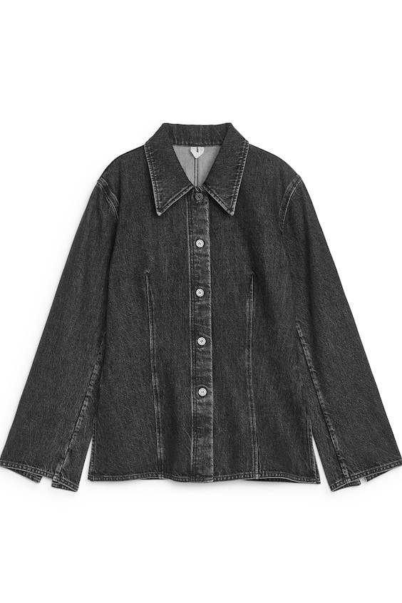 HM Fitted Denim Shirt
