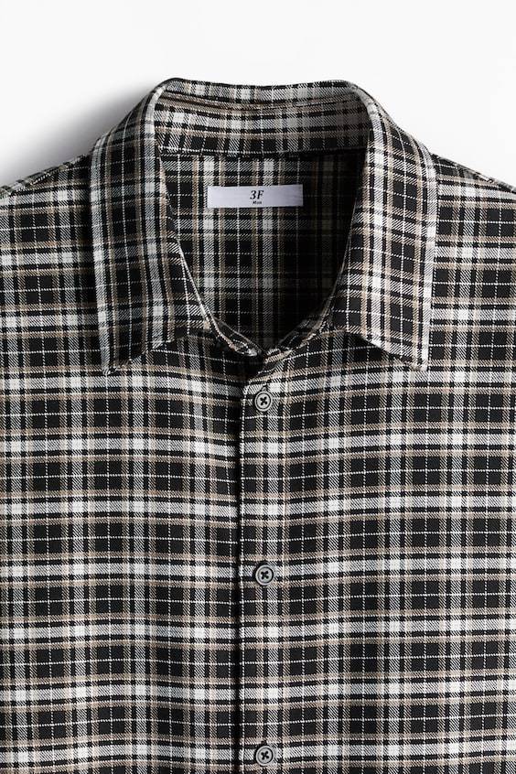 HM Flanellhemd In Loose Fit