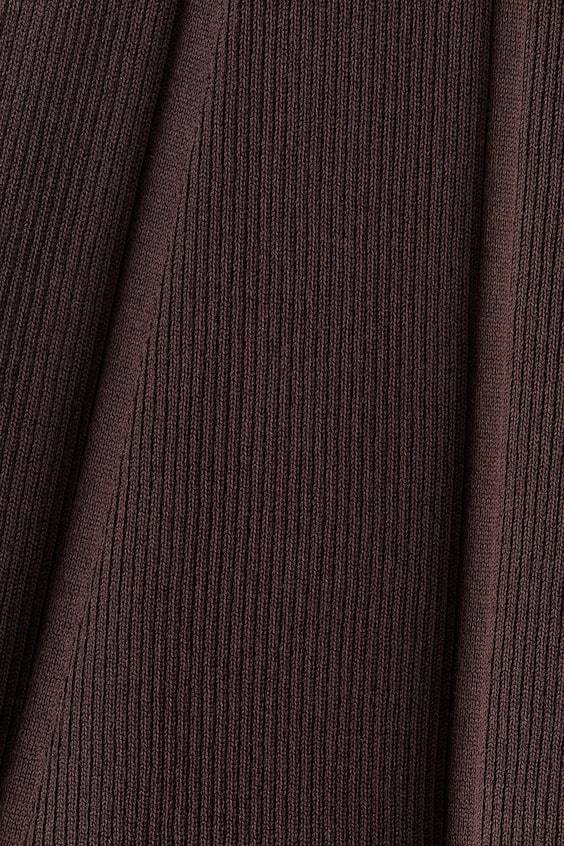 HM Flared-skirt Rib-knit Mini Dress