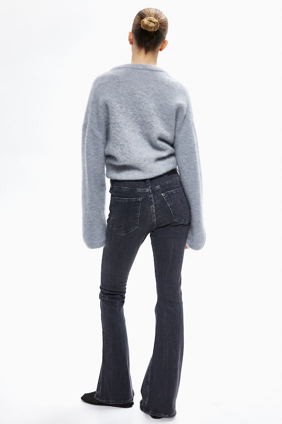 HM Flared Ultra High Jeans