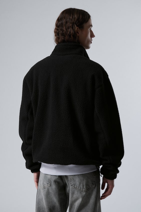 HM Fleece-Pullover Mit Half-Zip