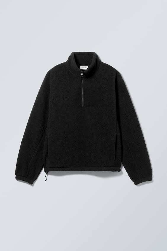 HM Fleece-Pullover Mit Half-Zip