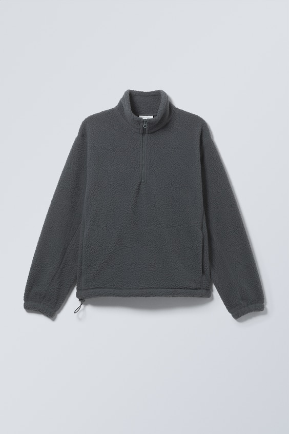 HM Fleece-Pullover Mit Half-Zip