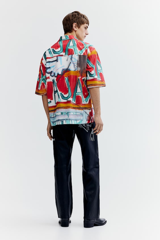 HM Freizeithemd Aus Baumwolle In Loose Fit