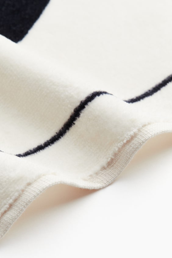 HM Gästehandtuch Aus Velours Mit Motivdetail