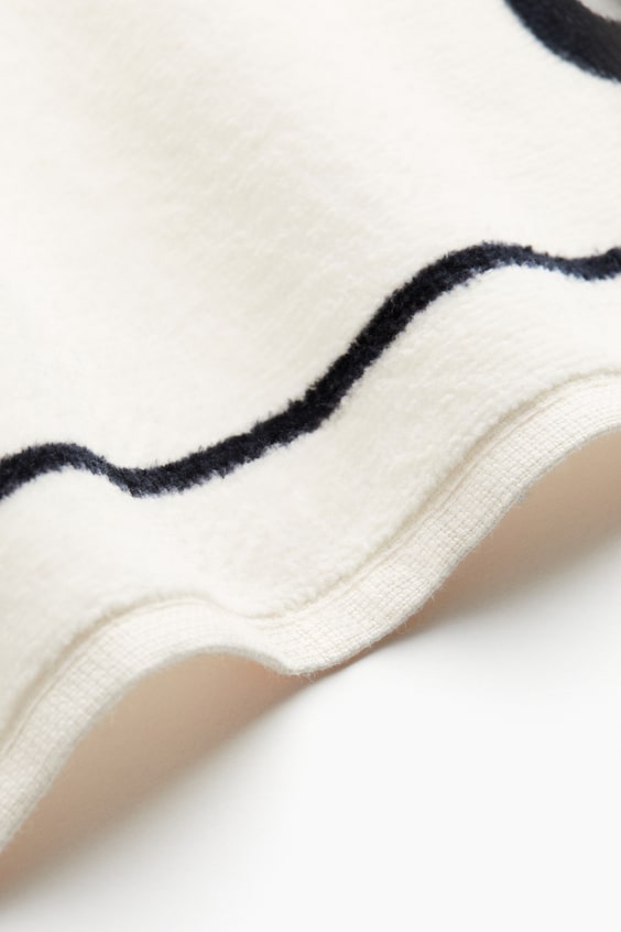 HM Gästehandtuch Aus Velours Mit Motivdetail