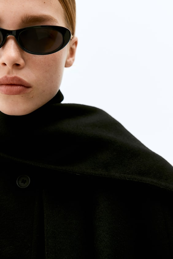 HM Gefilzte Jacke Mit Schal