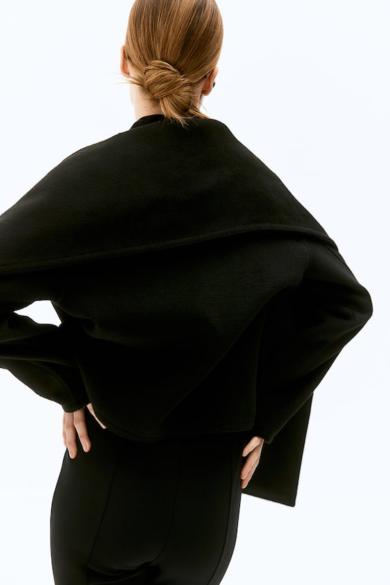 HM Gefilzte Jacke Mit Schal