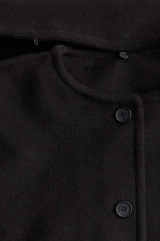 HM Gefilzte Jacke Mit Schal