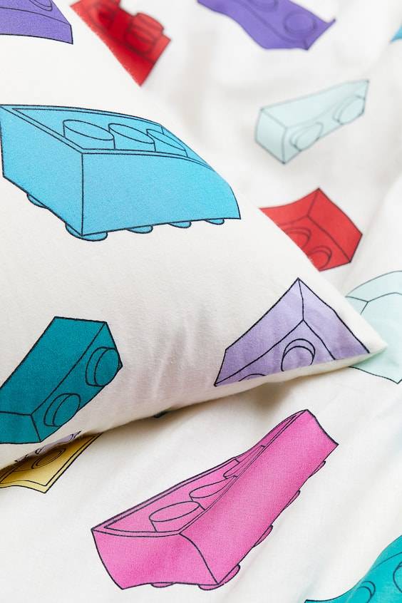 HM Gemusterte Baumwollbettwäsche