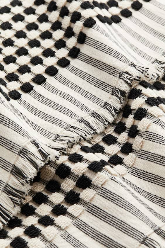 HM Gemustertes Badetuch Aus Baumwollfrottee