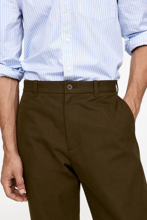 HM Gerade Hose Aus Baumwollmischung