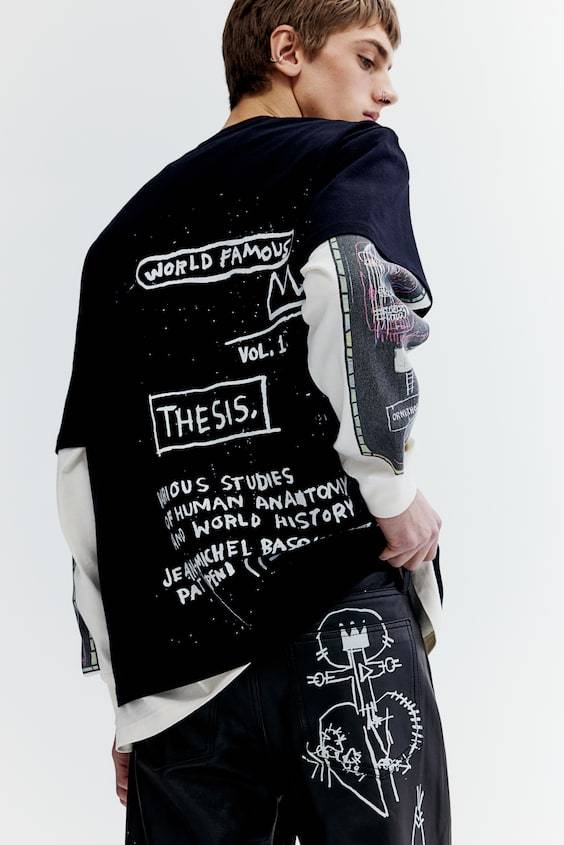 HM Gerade Lederhose In Relaxed Fit