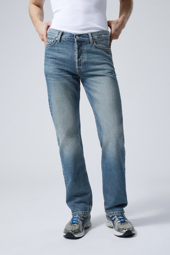 HM Gerade Regular-Jeans Klean