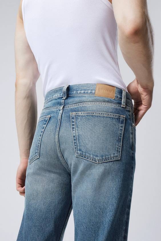 HM Gerade Regular-Jeans Klean