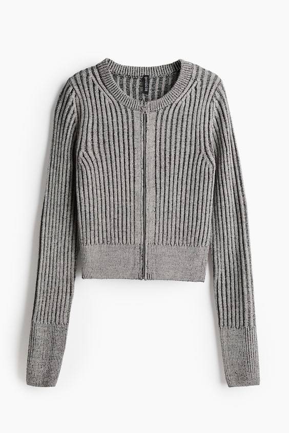 HM Gerippter Cardigan