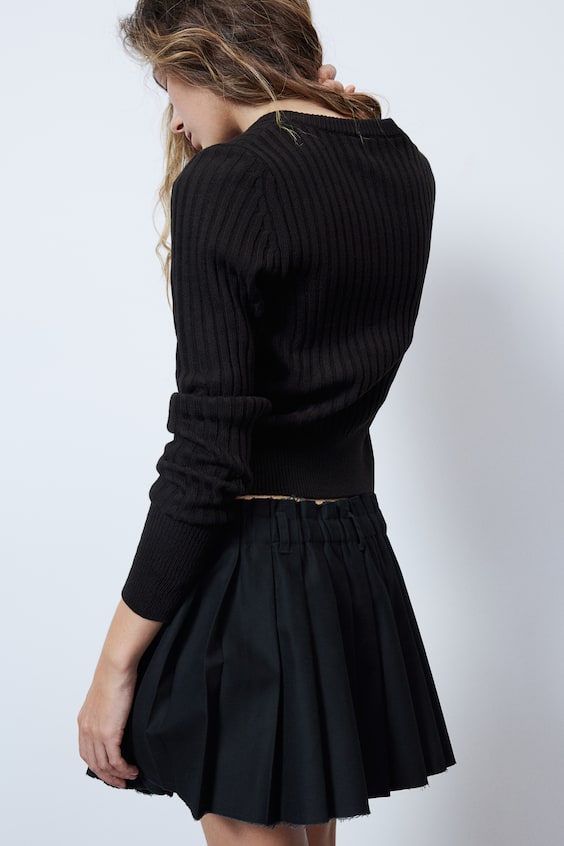 HM Gerippter Cardigan