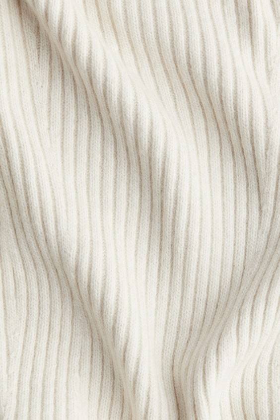 HM Geripptes Kleid Mit U-Boot-Ausschnitt